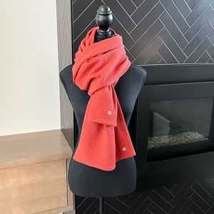 Lululemon Athletica Orange Scarf